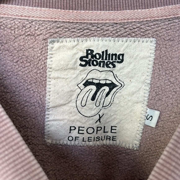 People of Leisure Rolling Stones London 1962 Sweatshirt Cropped Crew neck small - Picture 7 of 15